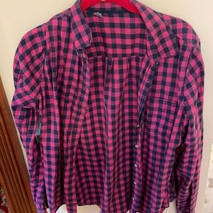 Plaid shirt. Don't know brand